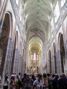 Inside St. Vitus Cathedral, Prague