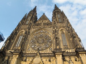 St. Vitus Cathedral, located in the Prague Castle complex