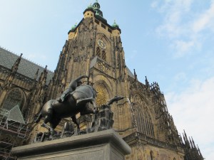 St. Vitus Cathedral, near Prague Royal Castle
