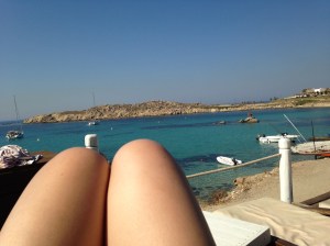 Overlooking the beach at Paraga Beach Hostel