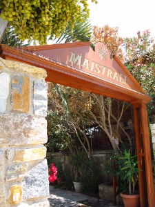 Our quaint little hotel in Galissas. Maistrali is a family owned hotel, with great rooms and a very good price.