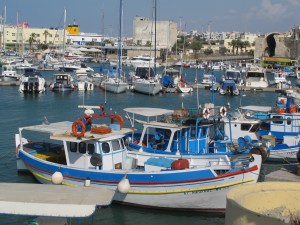The port of Heraklion