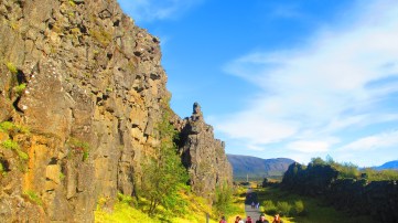 Walking through the continental drift